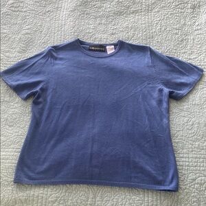 Sag Harbor Blue Crew Neck Sweater